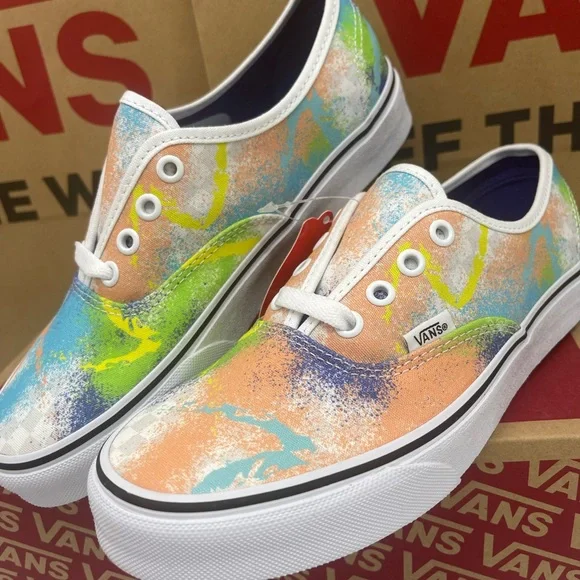 Vans Men’s Authentic(Retro Mart) Multi/True White Sneakers VN0A348A40L